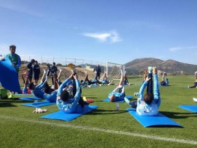 Atletico de Kolkata train in Spain