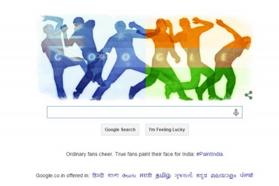Google gears up for India-Australia match with doodle