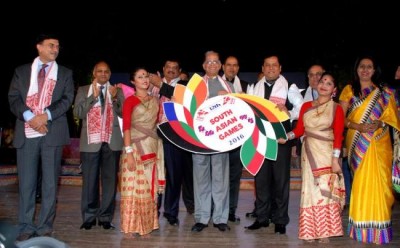 Logo , Mascot of 12th SAG unveiled in Guwahati
