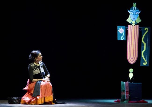 Dancer Anita Ratnam performs 