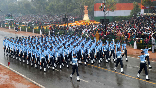 Rajpath during the 66th Republic Day Parade 2015