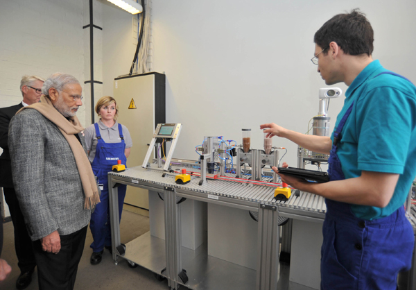 Narendra Modi addressing at the Community Reception, at Berlin, in Germany 