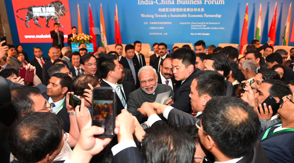  Modi meets the Chinese CEOs