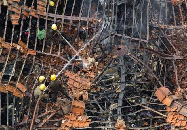 Fire guts part of Kolkata's iconic New Market
