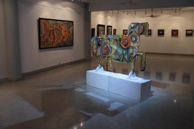 Fankaari Fossils painting exhibition unveiled in Kolkata