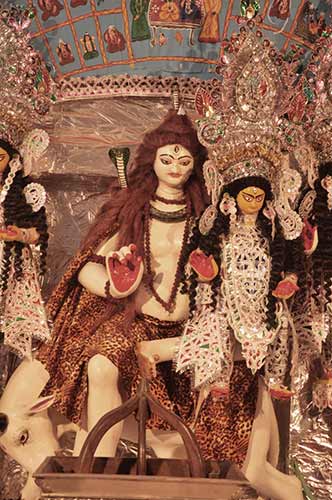 Durga Puja celebrations at Lahabari