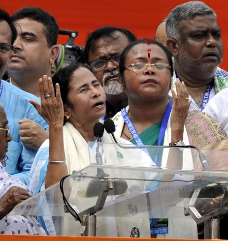 Mamata Banerjee addresses 21 Martyr's Day rally in Kolkata