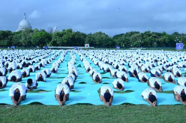 World Yoga Day in Kolkata