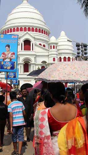 Revellers bid adieu to Goddess Durga on Maha Dashami