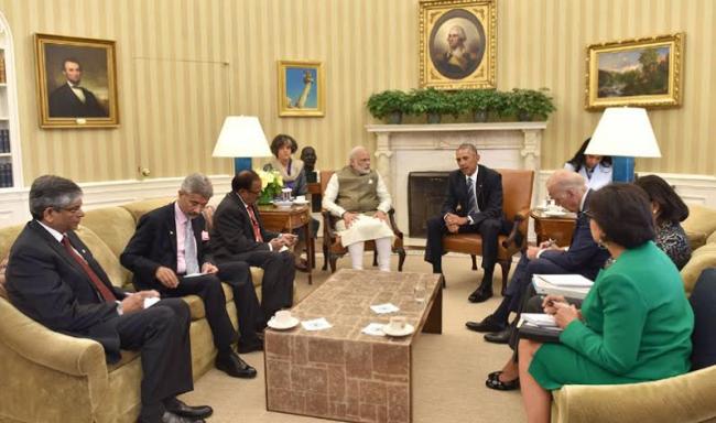 Narendra Modi meets Obama