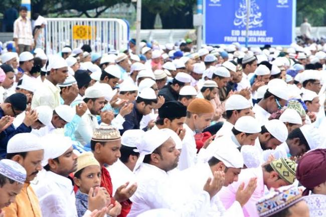 Muslims offer Eid prayer