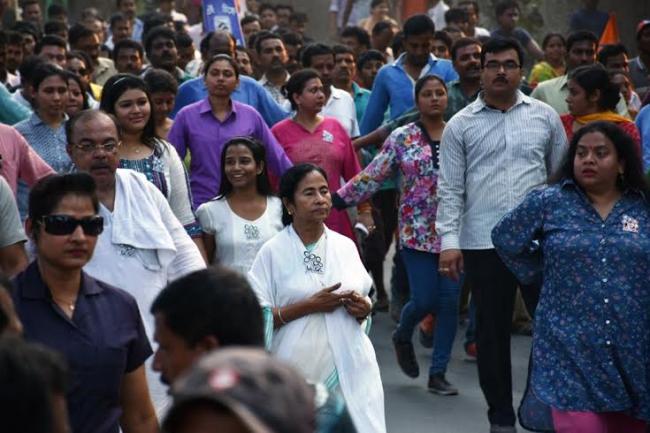 Bengal polls: Mamata Banerjee holds rally in Kolkata