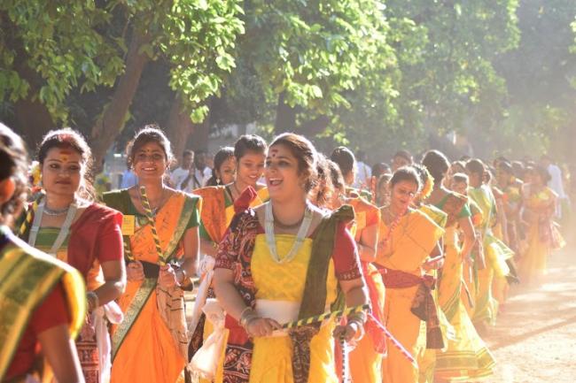 'Basanta Utsab' celebrated at Visva-Bharati University