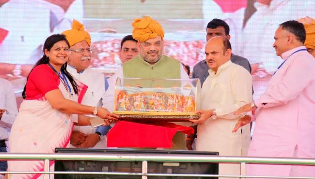 Amit Shah addresses rally in Haryana