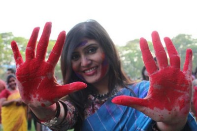  'Basanta Utsab' celebrated in Rabindra Bharati University campus