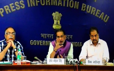  Radha Mohan Singh at a video conference