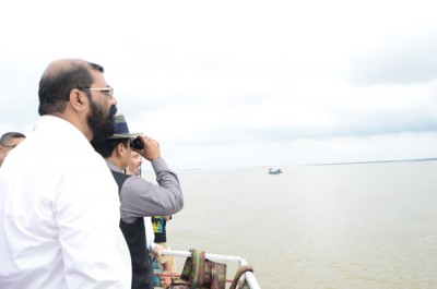 Sarbananda Sonowal inspects border areas of Indo-Bangla Border 