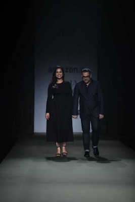Amazon India Fashion Week: Pankaj & Nidhi showcase their collection