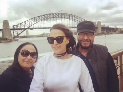 Neha Dhupia explores Australia with her family