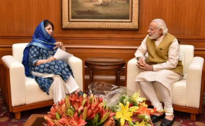 Mehbooba Mufti meets PM Modi
