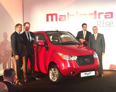 Mahindra launches the all new e2o ElectriCity Car in the UK