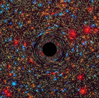 Behemoth Black Hole found in an unlikely place