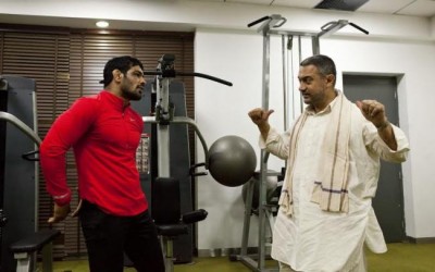 Sushil Kumar meets Aamir Khan