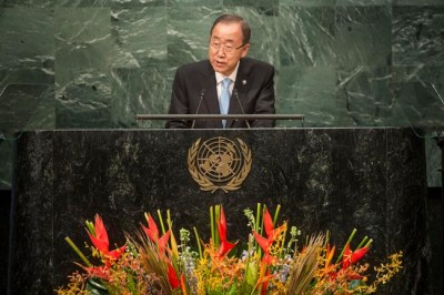 â€˜There is no time to wasteâ€™, Ban says, as Paris climate accord crosses first threshold for entry into force