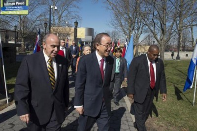 â€˜Raise your voicesâ€™ to create a better world, Ban urges students at New Yorkâ€™s Lehman College