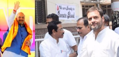 Surgical strikes controversy : Amit Shah blasts Rahul Gandhi for Khoon ki Dalali comment