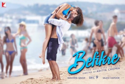 Vani,Ranveer steam up Befikre poster