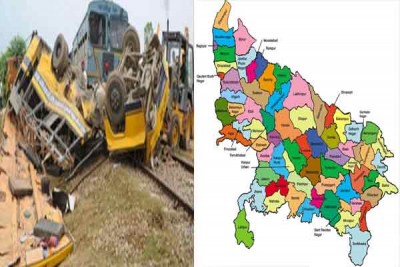 Uttar Pradesh: School van collides with train, seven dead in Bhadohi