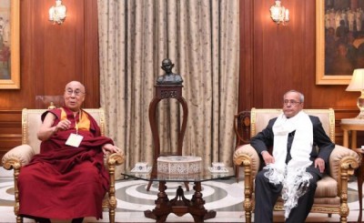 Dalai Lama arrives in Bodh Gaya for Kalchakra puja