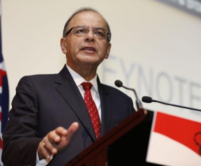 Jaitley meets Treasurer of Australia Scott Morrison