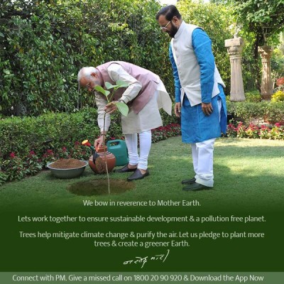 Modi wishes people on Earth Day