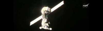 Launch, docking returns International Space Station crew to full strength