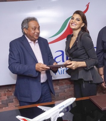 Srilankan Airline signs up Jacqueline Fernandez as Brand Ambassador