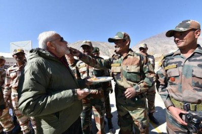 PM Modi celebrates Diwali with Army jawans in Himachal Pradesh