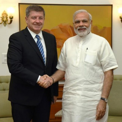 ILO DG Guy Ryder meets Narendra Modi