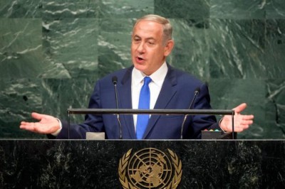 At UN, Israelâ€™s Netanyahu says conflict is â€˜not about settlementsâ€™ but existence of a Jewish State