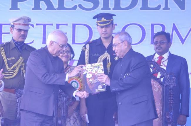Pranab Mukherjee  visits Vidyanagar College