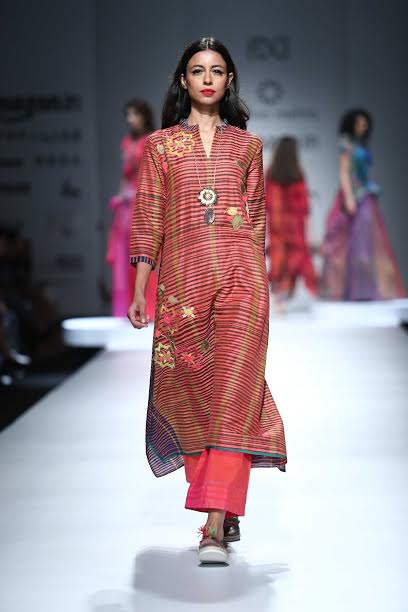 Amazon India Fashion Week Day 1: Designer Krishna Mehta showcases collection
