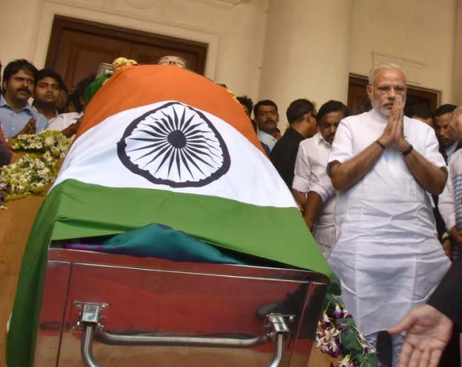  Narendra Modi arrives at Chennai