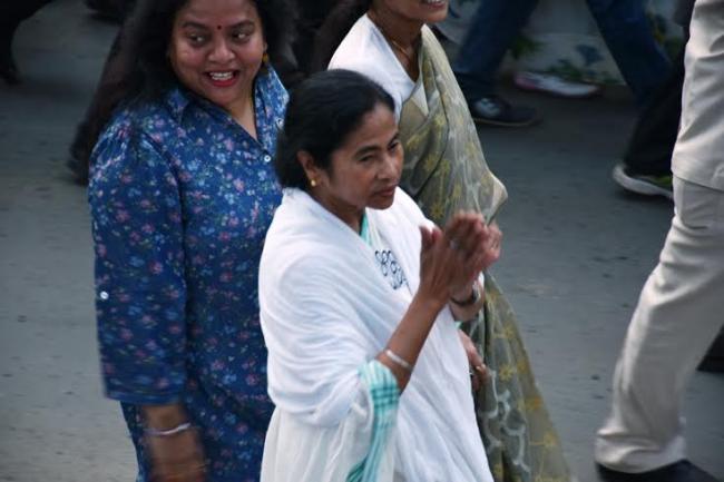 Bengal polls: Mamata Banerjee holds rally in Kolkata