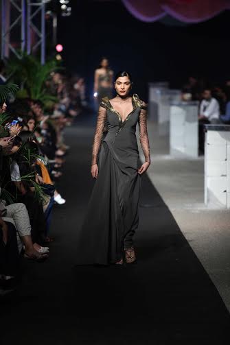 Amazon India Fashion Week: Models walk the ramp for designer Gaurav Gupta