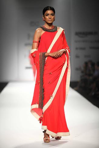 Amazon India Fashion Week:  Nikasha's creations glam up ramp