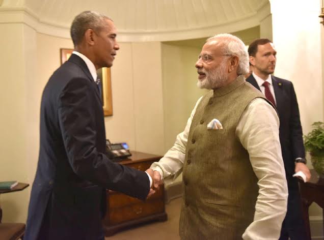 Narendra Modi meets Obama