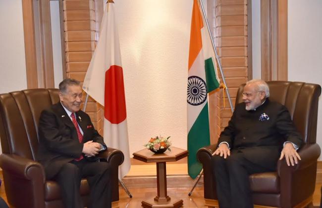 PM Narendra Modi meets Japanese ministers and also former PM on Friday