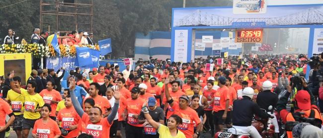 Boris Becker, Sourav Ganguly flag off Tata Steel Kolkata 25K run