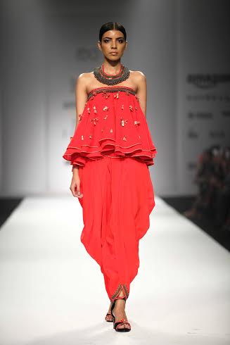 Amazon India Fashion Week:  Nikasha's creations glam up ramp